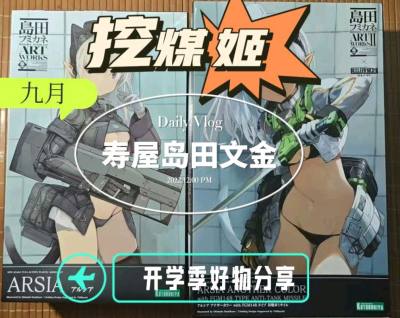  这次是两盒寿屋美少女，出自岛田文金艺术集，很喜欢这位画师的风格。这次也是好价入手了，比较海鲜市场要便宜点。

到手八角尖尖，盒子非常好。可见挖煤姬的打包技术有多么哇塞，物流方面走了竹蜻蜓专线。最近优惠力度还很大，放心冲，宝子们！

挖煤姬真的好用，期待下一次体验分...