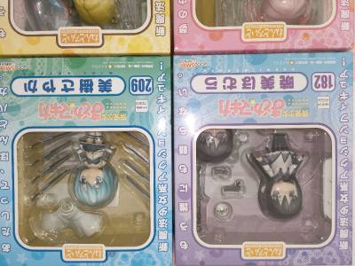 魔法少女小圆的gsc，一个个都很萌啊，物品状态都和商家描述的一样，不过刚入坑选的是海运，不了解规则还是被税了，海运很慢但运费很便宜，还是比较建议使用竹蜻蜓的