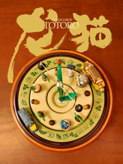 安全收到！龙猫报时钟