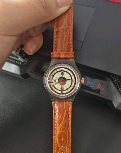 终于在挖煤姬淘到心念已久的Swatch中古手表