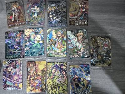 想当年我玩怪物弹珠，就是要凭自己的技术过关，打最初三超绝本伊邪那美，武尊，奇稻田，真是没日没夜，现在终于买到第一二弹食玩卡真的很兴奋，另外龙珠的森永卡也不错