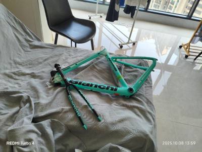 bianchi aria公路自行车架到手