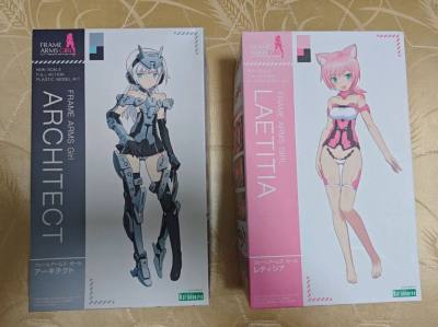 挖煤姬好物分享——机甲少女手办×2！