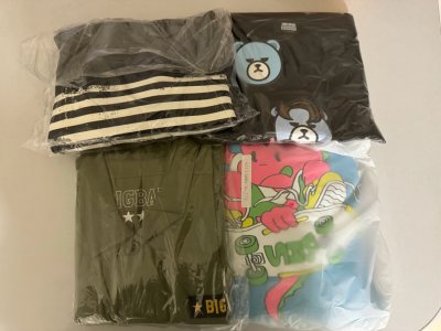 第一次在挖煤姬海淘BIGBANG的周边、一共买了4件衣服，刚收到很开心，包装很结实，衣服也都很新，海运也没有想象中那么慢。下次有机会一定还会再来挖煤姬淘的，体验感不错，推荐！???