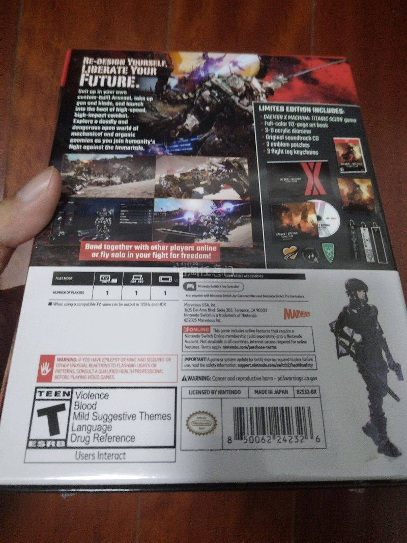 switch2限定版未拆封，屈指可数的第三方ns2专用完整卡带，区别于日版港版的钥匙卡，收藏价值很高。物流很快好评