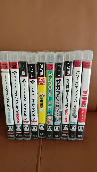 共购入10张ps3游戏，主要都是实况足球，价格便宜，可以正常运行游戏，老实况迷了，还会继续购买支持！