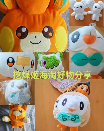 这次又在挖煤姬上好价捡漏了很多宝可梦毛绒，合单后通过海运运回，通过在挖煤姬上积分抵扣之后，海运运费很便宜，运输速度也很快，不到一个月就送到了，挖煤姬打包的也很用心，没有出现破损脏污的情况，万圣节木木枭和一番赏木木枭的牌状态也很好！