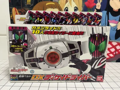 这一批假面骑士到货了假面骑士帝骑腰带dx版，以及一些表盘道具，成色非常新，这次用的竹蜻蜓物流，速度很快，打包很好，很不错的的一次购物体验