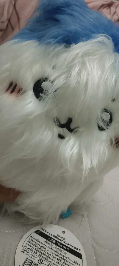 很喜欢小八看到长毛小八就忍不住下单啦！下单之后很快就代购到了，国际快递也比较快，拿到手上的时候包装完好东西也没有破损，