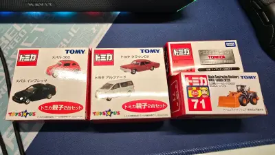 日淘tomica小车?到货啦！！非常喜欢的两个玩具反斗城双车套装，几乎国内行情的半价购得，太合适了！