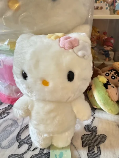 第一次在挖煤姬上购买，没想到能买到这么好看的kitty，价格很实惠，收到的产品和图片也没有差别很惊喜，价格比国内便宜很多 