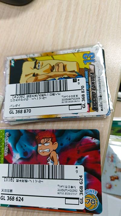 龙珠森永卡，都是场景卡，非常经典的图，价格合适，果断买下，还买了灌篮高手的卡片，运费不贵，还快，非常放心