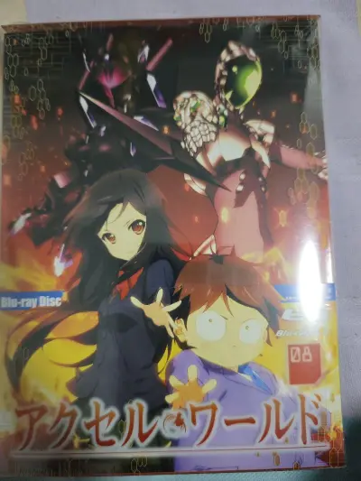 在挖煤姬收到的第2个包裹，买到了全新未拆封的加速世界BD，还找到了老版本的可动奥米加兽模型，造型确实比shf好看点，如果加鲁鲁的蓝色更还原一点就更好了，总之期待下次购物