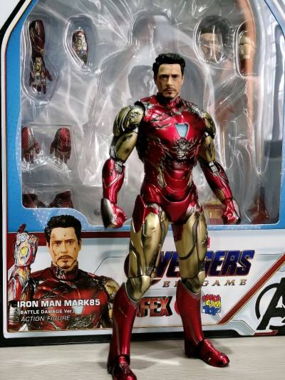 在煤炉上买到了mafex钢铁侠马克85战损版，复联四虽然已经过去6年了，但是托尼以凡人之躯比肩神明的画面还历历在目，终于买到了好价的手办，开心✧٩(ˊωˋ*)و✧