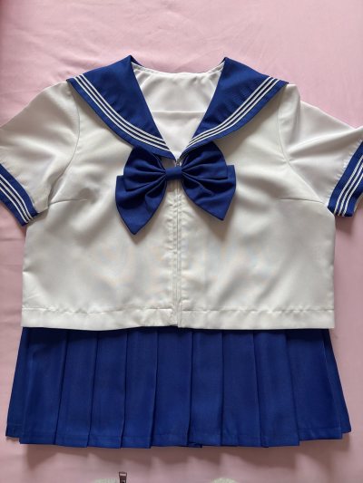 第5次用挖煤姬买的bodyline水手服！挖煤姬是一款非常适合新手宝宝使用的APP，发货很快，客服回复的也很快，有很多快递可以选择，还可以用积分抵扣运费，每天都送优惠劵，没有踩雷！非常喜欢！感谢挖煤姬让我蹲到了好物！后续会继续使用挖煤姬的！