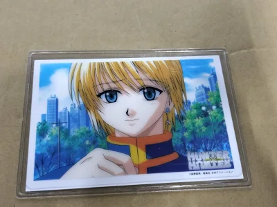 这次海淘了全职猎人的透卡，透卡实物很漂亮。质感很好，柄图非常精致。挖煤姬合单审核很快，海运价格实惠，用挖煤姬海淘很安心！