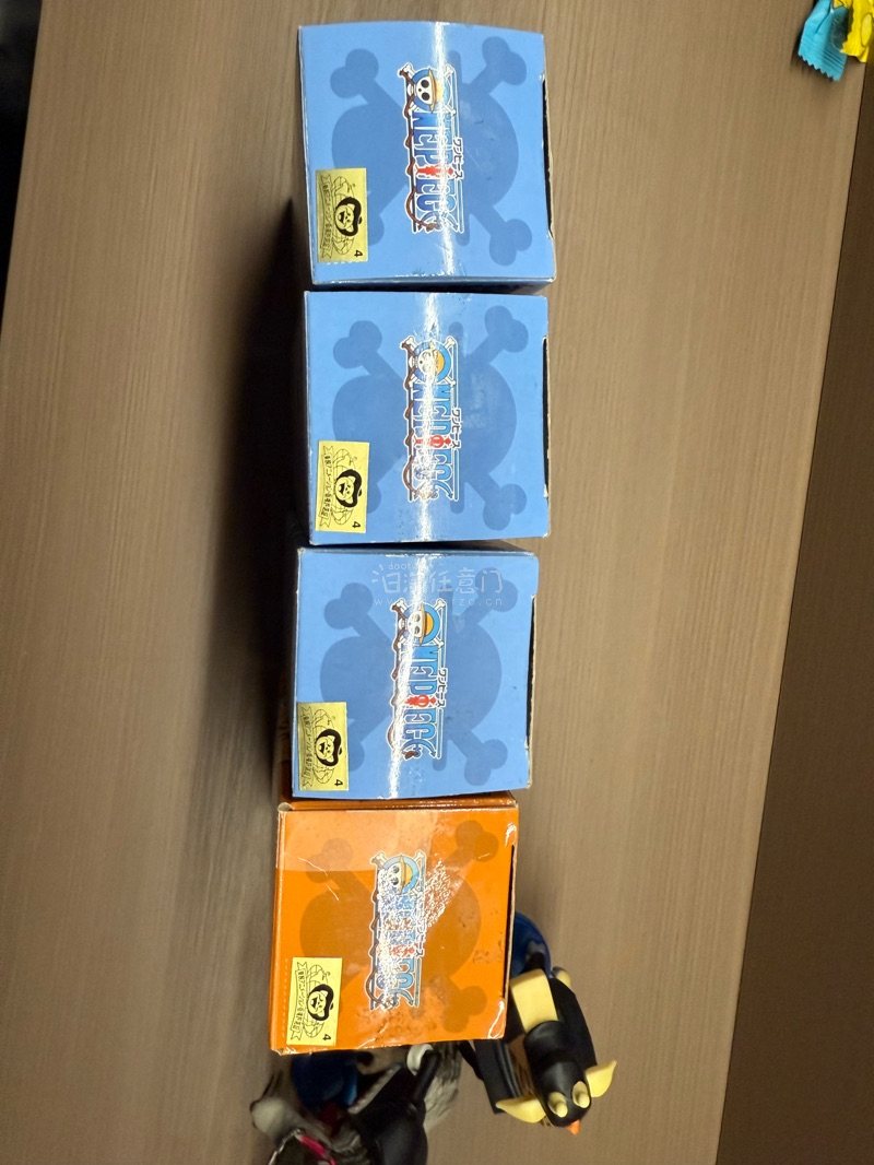 在挖煤姬下车的第N弹，种草很久的海贼王wcf三兽化，老物做工的确优良，每一个都沉甸甸，趁着有活动买到了，比在国内二手平台便宜很多，物流也很快