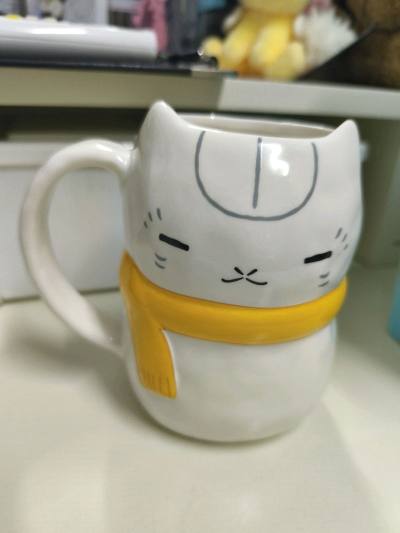 挖煤姬11月开箱分享 夏目友人帐猫咪老师马克杯