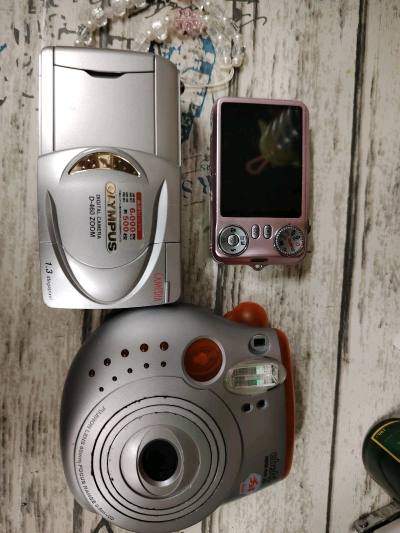 任意门三机狂喜！富士+奥林巴斯复古CCD&amp;amp;拍立得合集