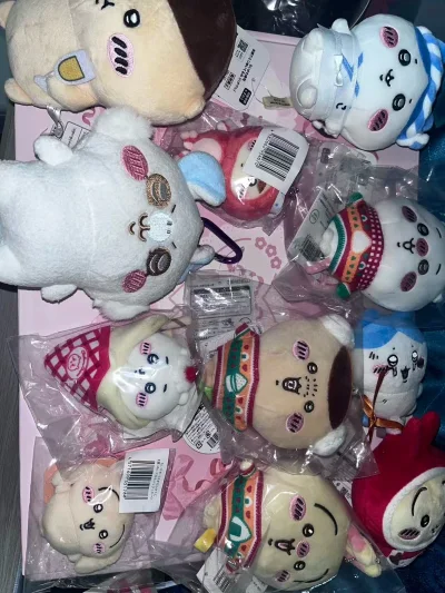 就这样爽吃chiikawa！拍卖的好价很多！孩子们都很萌ovo走竹蜻蜓专线的话，运费非常的便宜，打包的非常好！状态都非常的好