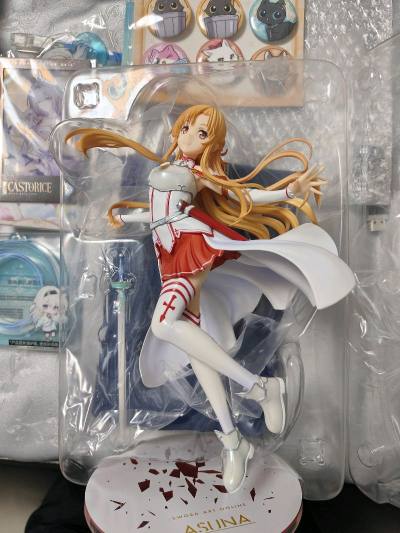 大A出品的经典亚丝娜造型，血盟骑士团亚丝娜！超可爱脸很正，最经典的艾恩葛朗特篇，公认最好的亚丝娜血盟骑士团手办。