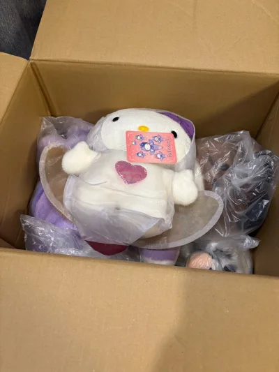 第一次买这么大一箱其实很慌张?(Ｔ＿Ｔ)
结果到货包装的特别好而且状态都很好唯一的缺点就是运费好贵好贵，姬姬快把价格打下来哇！！！