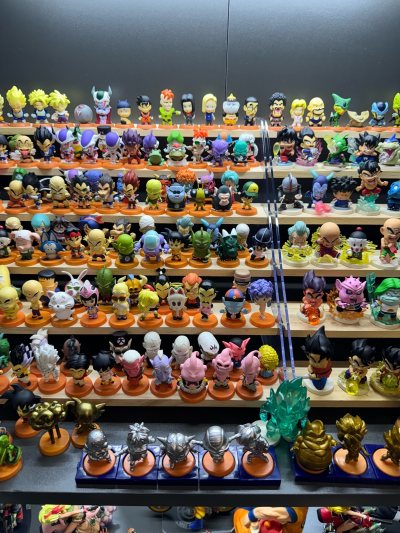 本次凑齐了龙珠老物小比例mini大头，摆一起真好看，实话实说，小比例的天花板，这次又是买到全新未拆的不少，推荐大家入购