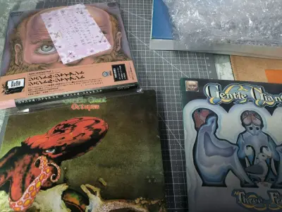 买了gentle giant 的专辑CD，非常好，包装完好无损，CD盒子也没有损伤，总之就是很好，卖家还给了小纸条，非常好的一次购物体验。
