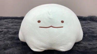 最最期待的快递到了，拆开看到如此可爱的进化A水龙宝，手感超好，rua得停不下来！！还有压缩成三体人的水孔哈哈哈，压缩包装真的好～