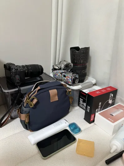 这次淘的28-105，带包装，外观成色很完美，就是镜片有霉，自己简单清理了一下，也能用，挖煤姬现在确实越来越方便了。