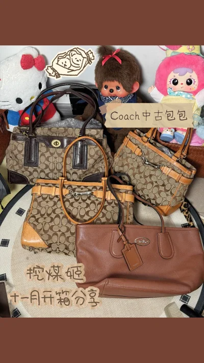 着了中古包的道，一举拿下四只蔻驰中古包
都是托特包型，上班工作出去玩都能背
平常一只包的价格就能买到四只吼吼
我还是蛮喜欢的
物流方面，我选择了海运，用时大概一个月左右
包裹包装得特别严实，里面填充了好多气泡膜，包包都没有褶皱变形。
而且有合单服务，帮我省了不少运费...