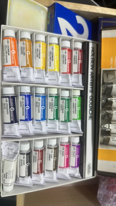 日系颜料控直接狂喜！在挖煤姬蹲到荷尔拜因全家桶+文房堂调色盒，购物体验拉满，500字纯干货分享～

选品时一眼锁定荷尔拜因：5ml水彩适合新手/写生，15ml大容量囤常用色超划算，水粉的丝绒质感是意外惊喜，关键价格比国内低30%-50%，全新未开封款性价比绝了！特意...