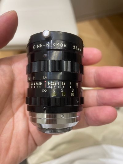 Cine nikkor 25mm f1.4挖煤姬代购体验