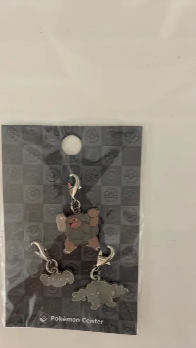 宝可梦一代挂件 关东地区宝可梦151 隆隆岩 宝石海星，全新未拆，挖煤姬的物流非常给力，没有任何损坏，分享第二弹内容