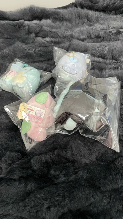 收货的时候永远都是最开心的！歌舞伎水龙到啦！set齐全了～还有郁金香底座和小鲸鲨，海洋系列买买买真的不要停qwq