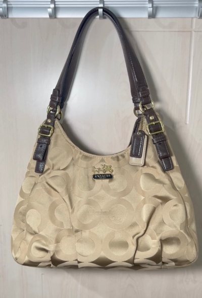 在挖煤姬淘到的香槟色南瓜包直接封神！温柔又高级的香槟色超衬肤色，圆润的南瓜包型复古感拉满，单肩、斜挎都百搭。成色好到惊喜，皮质细腻有光泽，标注的轻微使用痕迹完全看不见，五金无氧化，内里也干净整洁。
平台体验太加分了，界面简洁直观，自带中文翻译和人民币标价，海淘小白也...