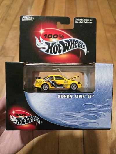 风火轮100%系列思域Si太顶了！全金属质感+可开引擎盖，涂装炫到戳中JDM魂，限定版收藏属性拉满，细节控狂喜，摆柜直接封神！