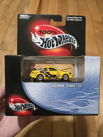 风火轮100%系列思域Si太顶了！全金属质感+可开引擎盖，涂装炫到戳中JDM魂，限定版收藏属性拉满，细节控狂喜，摆柜直接封神！