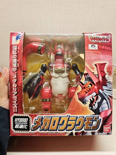 今天收到数码宝贝模型玩具大古拉兽变形玩具，没想到这款有金属件，哈哈，太帅了，我们一起战斗吧，启人，挖煤姬666