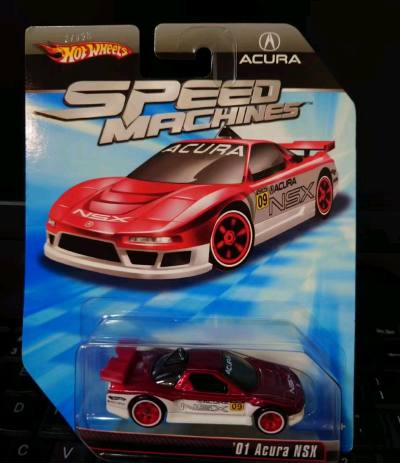 这款讴歌NSX赛车太顶了！红白金配色高级，Speed Machines系列质感拉满，标识细节还原赛道风，JDM粉一眼沦陷，摆柜直接拿捏性能车格调！