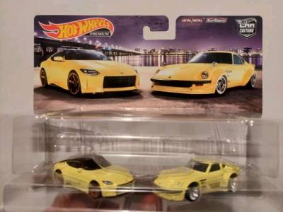 这套日产双车太戳JDM粉！亮黄涂装复古又吸睛，新老车型同框质感拉满，Car Culture系列细节精致，摆柜直接拿捏日系改装的酷飒格调！