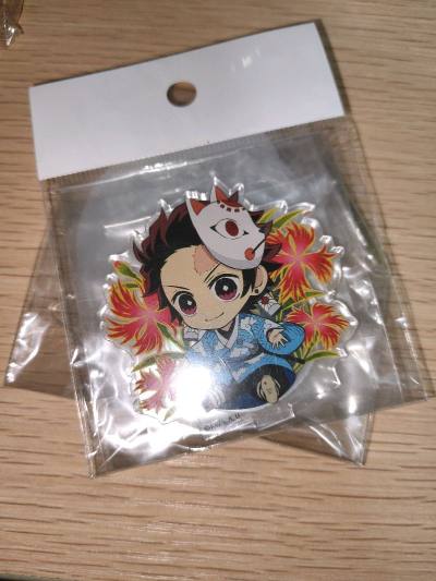 切煤好物分享！这次买到了炭治郎的诞生花立牌，可以凑成共鸣了。走的挖煤姬竹蜻蜓，没有被税的风险~整体物流速度和上次持平，正常通关后国内邮配送也很快！体验不错 