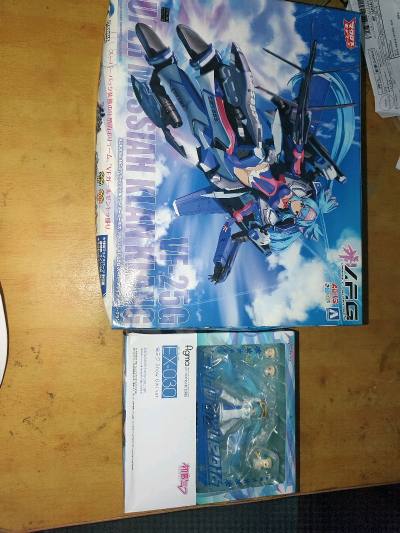 这次海淘了点新玩意，青岛社的V.F.G VF-25G机娘以及figma的2016雪初音！这次还是通过挖煤姬在日拍上买的，选择了竹蜻蜓运输，箱子内加固了包装，包裹结实没有任何损坏，让人非常放心，日拍还是经常能淘到好东西，推荐兄弟们可以在上面看一看，转一转。