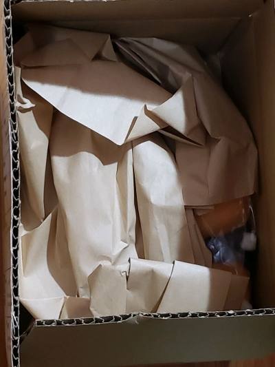 即使只寄一个也好好保护了，填充物真的好多，把娃娃严丝合缝的保护了，真是超级上心啊啊，竹蜻蜓运费也便宜清关速度也快