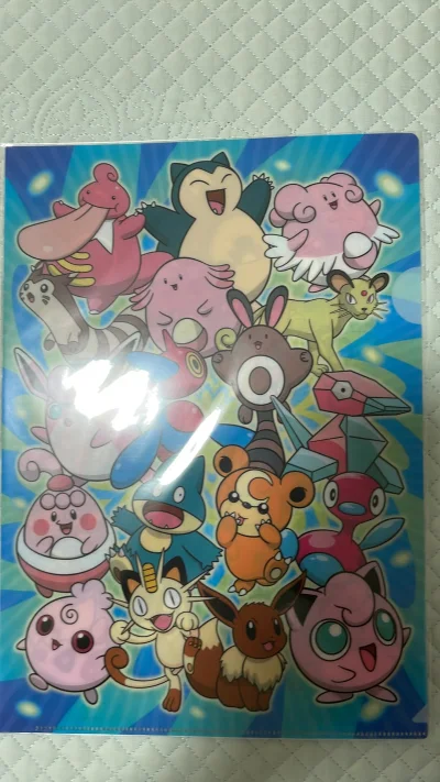 宝可梦文件夹 卡比兽 普通系 水系集合系列，绝版老物  正反面非常好看 全新未拆的好货 用挖煤姬代切速度快，继续支持