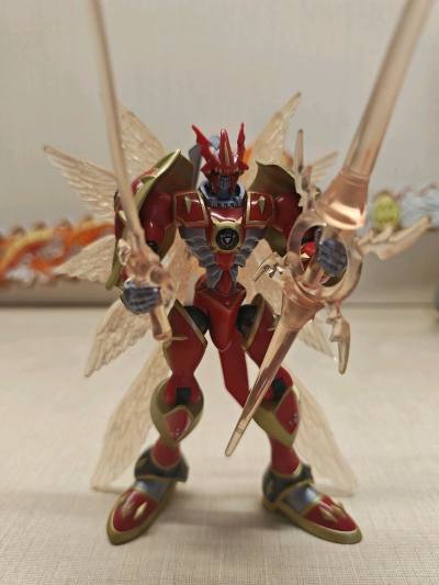 今天收到数码宝贝模型玩具骑士兽模型玩具，又一位童年战神，哈哈，距离全收集梦想又近了一步，很棒的购买体验，不错不错