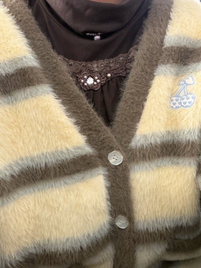 棕色高领超级美～