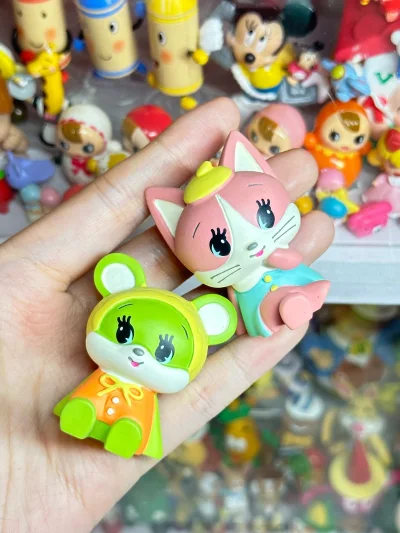 挖煤姬yyds！淘到的复古狐狸小摆件品相超绝，配色鲜亮无瑕疵，合单后竹蜻蜓专线一周就到手，包装裹满泡沫，老玩具党直接爱住，下次还在这蹲绝版货～