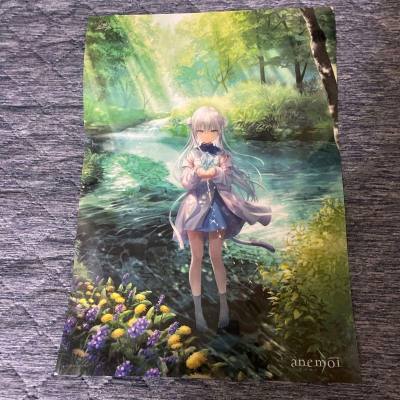 key社的新作已经等了很久了，先买几张海报助助兴。这次海淘速度很快，价格也很便宜，货品八角尖尖，永远爱挖煤姬！