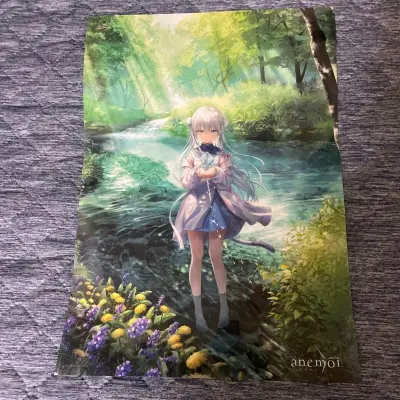 key社的新作已经等了很久了，先买几张海报助助兴。这次海淘速度很快，价格也很便宜，货品八角尖尖，永远爱挖煤姬！